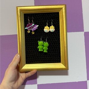 Crochet Earring Holder